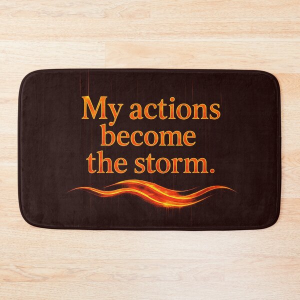 Item preview, My actions become the storm. designed and sold by MaxDreamsArt.