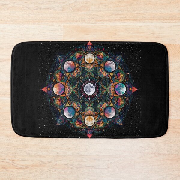 Item preview, 3d Render Of Moon Phases Mandala Digital designed and sold by Checho30.