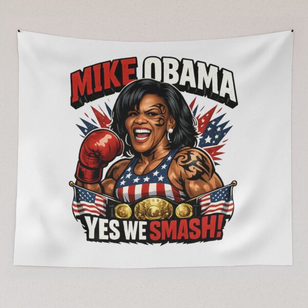 Item preview, Mike Obama Yes We Smash Boxing Vintage designed and sold by CatLovers Studio.