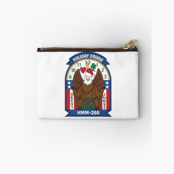 Item preview, Commemorative "Holiday Cruise" Deployment Patch of Marine Medium Helicopter Squadron 266 (HMM-266) designed and sold by CharlieDesings.
