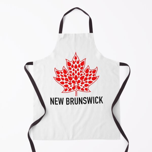 Item preview, NEW BRUNSWICK Red Modern Maple Leaf Emblem designed and sold by Great Canadian Collective.
