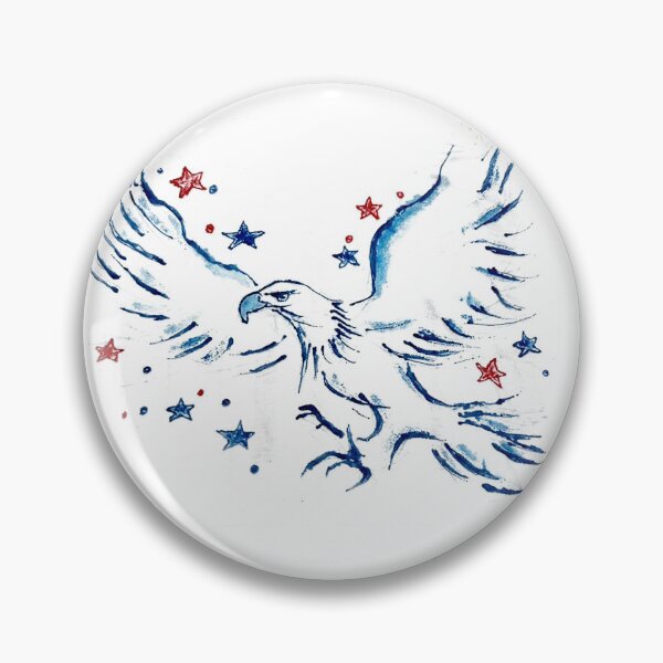 Item preview, Watercolor American Bald Eagle designed and sold by HsiaoYunePublishing.