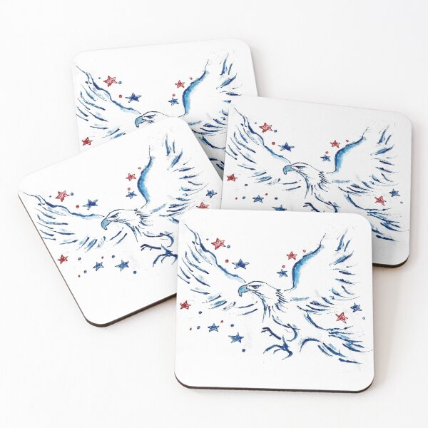 Item preview, Watercolor American Bald Eagle designed and sold by HsiaoYunePublishing.