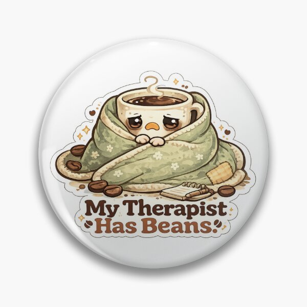 Item preview, My Therapist Has Beans Coffee Shirt | Cute Emotional Support Coffee Cup Funny Caffeine Lover Gift designed and sold by MrDev.