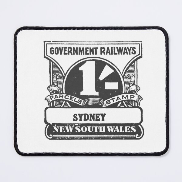 Item preview, Vintage Sydney Train Travel Art - Antique 1920s Locomotive Illustration designed and sold by By Jonh.