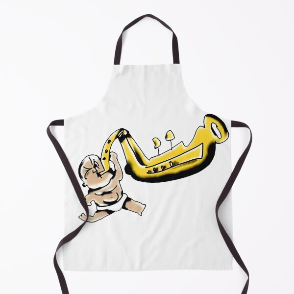 Item preview, Saxophone Player Cartoon designed and sold by waderpaker.