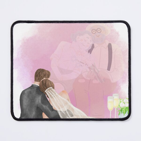 Item preview, Watercolor Eternal Love Wedding Anniversary Couple designed and sold by mug&more station.