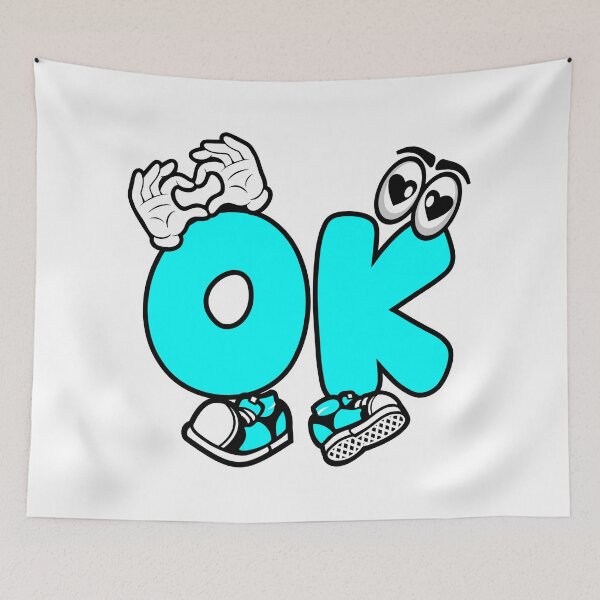 Item preview, OK - ICONIC Blue Comic Words funny  designed and sold by NFTWords.