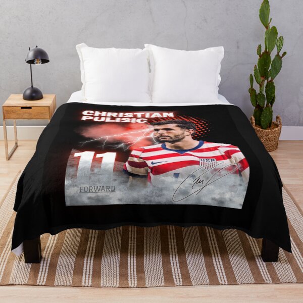 Item preview, Christian Pulisic Captain America USMNT Soccer Player Art Design designed and sold by WildPetal.