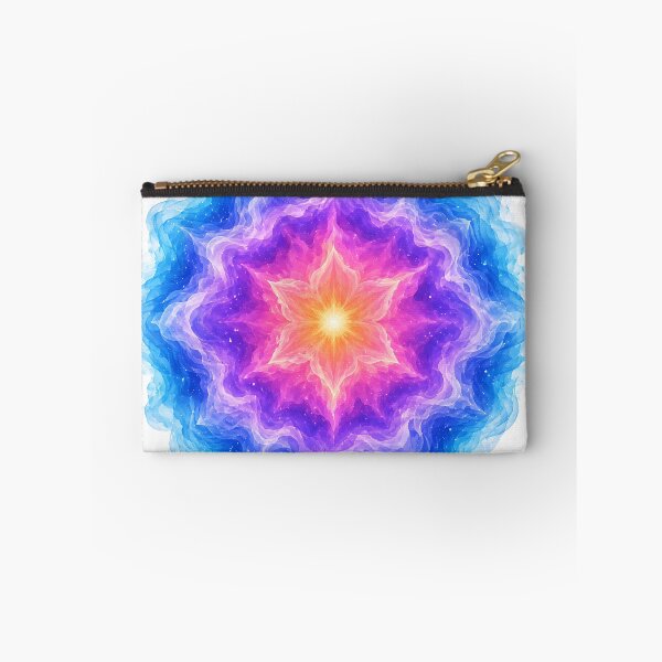 Item preview, Celestial Starburst Mandala - Fluid Watercolor Cosmic Art  designed and sold by Jaideep Walia.