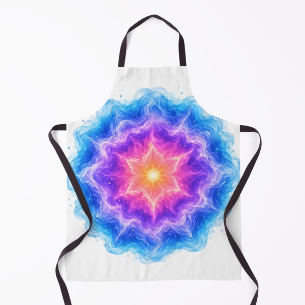Item preview, Celestial Starburst Mandala - Fluid Watercolor Cosmic Art  designed and sold by Jaideep Walia.