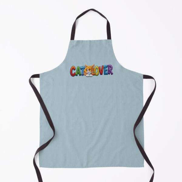 Item preview, Cat Lover Colorful Embroidery Typography designed and sold by MegaNovaArt.