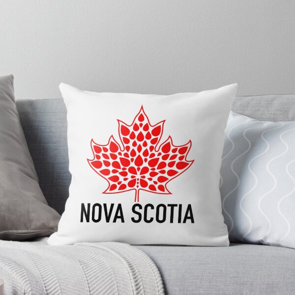 Item preview, NOVA SCOTIA Red Modern Maple Leaf Emblem designed and sold by Great Canadian Collective.
