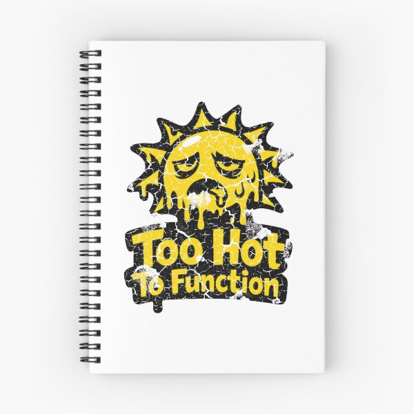 Item preview, Retro Vintage Pixel Sun Distressed Summer Heat Design Too Hot To Function designed and sold by Artycom.