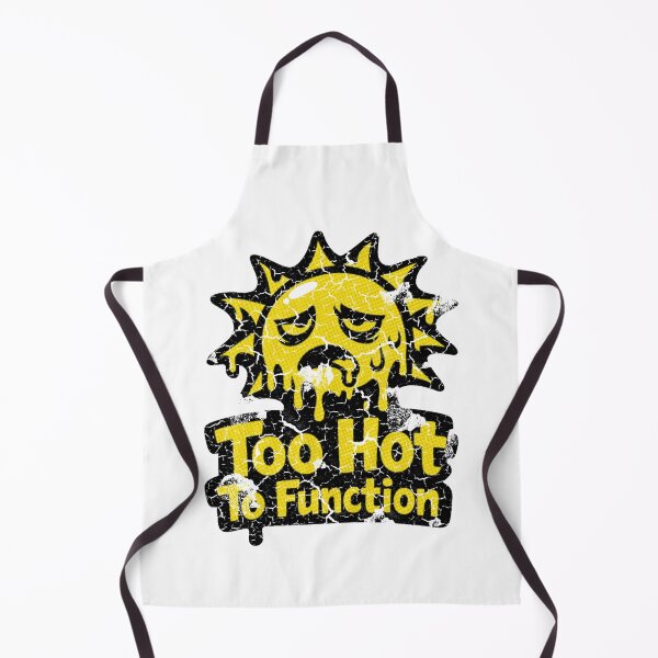 Item preview, Retro Vintage Pixel Sun Distressed Summer Heat Design Too Hot To Function designed and sold by Artycom.