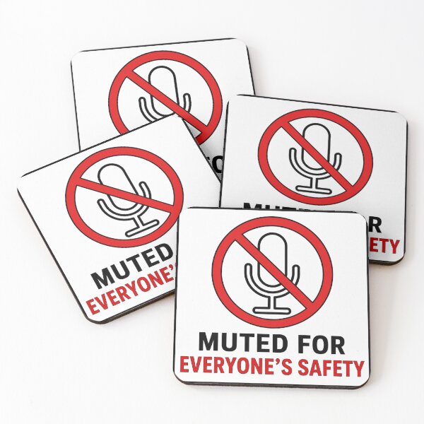 Item preview, Muted For Everyone’s Safety – Funny Introvert & Meeting Humor Design designed and sold by Shabrinox.