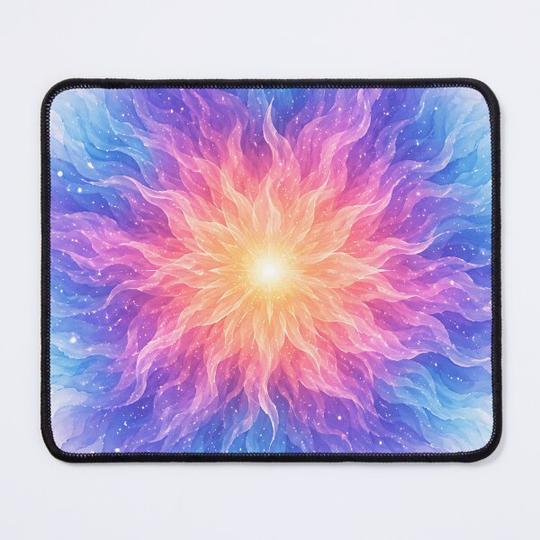 Item preview, Nebula Bloom Mandala - Celestial Watercolor Flower designed and sold by Jaideep Walia.
