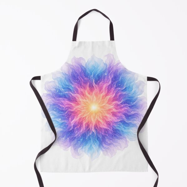 Item preview, Nebula Bloom Mandala - Celestial Watercolor Flower designed and sold by Jaideep Walia.