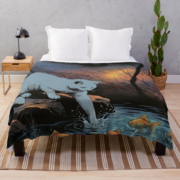 Item preview, cat and goldfish designed and sold by Iacho.
