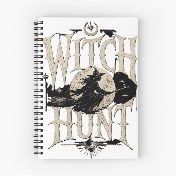 Item preview, "Witch Hunt" – Gothic Witch on Broomstick Vintage Moon Design designed and sold by BuckaBaby.