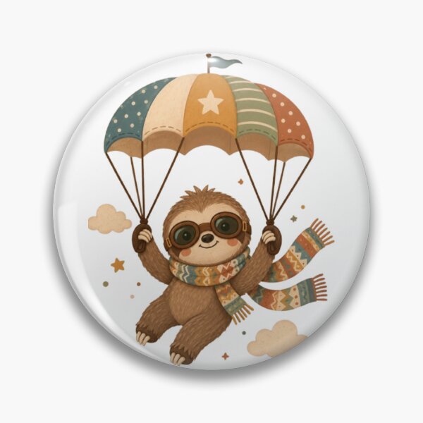Item preview, flying sloth designed and sold by Snurly.