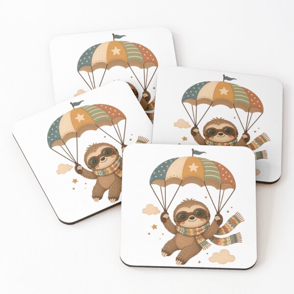 Item preview, flying sloth designed and sold by Snurly.