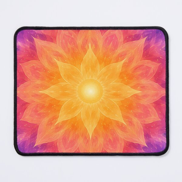 Item preview, Cosmic Lotus Mandala - Vibrant Celestial Flower Art designed and sold by Jaideep Walia.