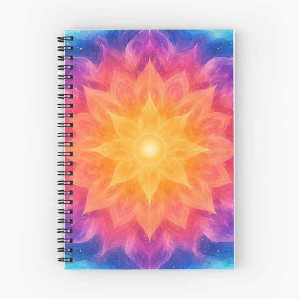 Item preview, Cosmic Lotus Mandala - Vibrant Celestial Flower Art designed and sold by Jaideep Walia.