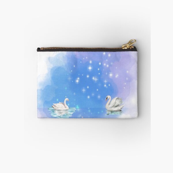 Item preview, Watercolor Magical Swans Under Starry Night designed and sold by mug&more station.