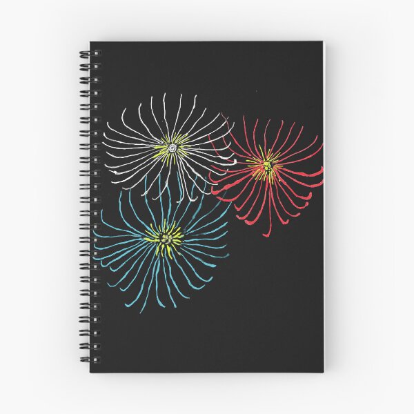 Item preview, Patriotic Fireworks Burst Painting designed and sold by HsiaoYunePublishing.