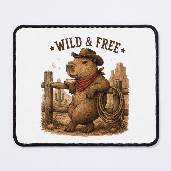 Item preview, Wild & Free Cowboy Bear | Western Adventure Vintage Desert Design designed and sold by novaduman.