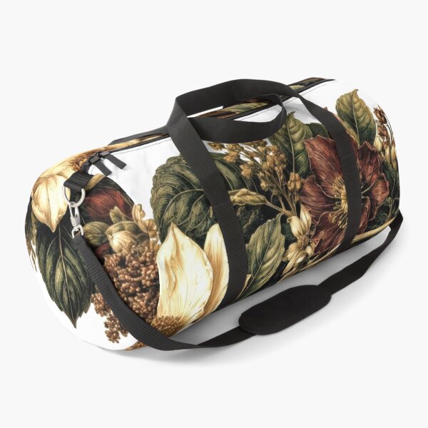 Item preview, Sticker - Decal - T-shirt: Café Botanica — Vintage Coffee Grinder Floral Wreath Illustration designed and sold by ForeverPrintsOK.