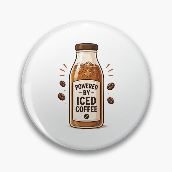 Item preview, Iced Coffee Lover Shirt | Powered By Caffeine Graphic Tee designed and sold by MAPDDesigns.