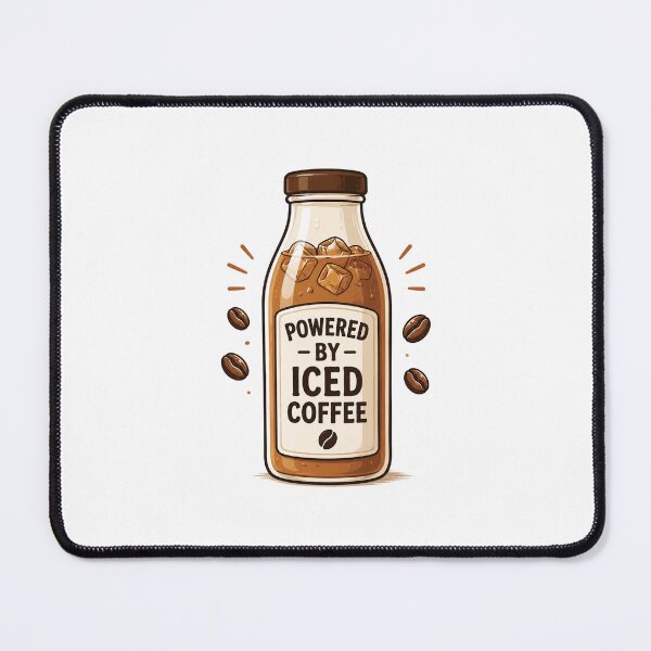 Item preview, Iced Coffee Lover Shirt | Powered By Caffeine Graphic Tee designed and sold by MAPDDesigns.