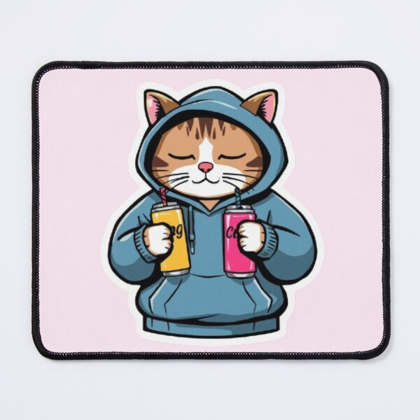 Item preview, No Sleep Just Gaming Cat Sticker designed and sold by Stylestickers55.