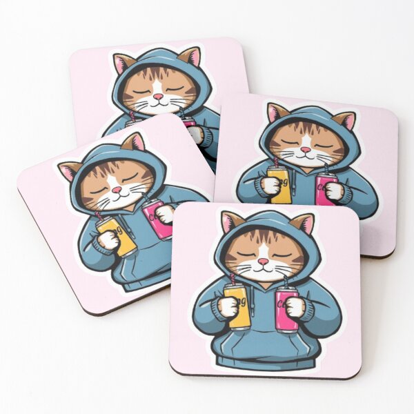 Item preview, No Sleep Just Gaming Cat Sticker designed and sold by Stylestickers55.