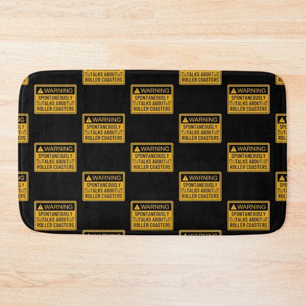 Item preview, Warning: Spontaneously talks about roller coasters!  designed and sold by belladesign7.