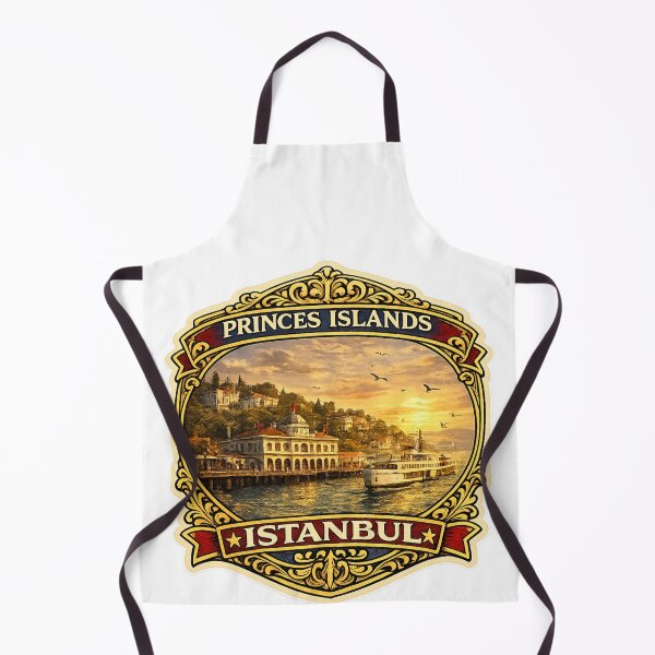 Item preview, Princes Islands Istanbul Vintage Travel Badge Sticker | Buyukada Turkey Souvenir designed and sold by DreamPaw Studio.