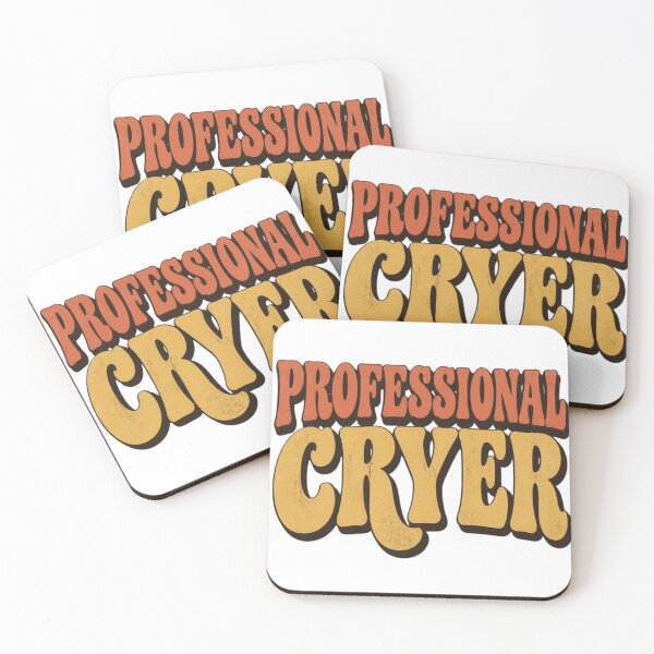Item preview, Professional Cryer Retro 70s Funny T-Shirt Design designed and sold by redblink store.