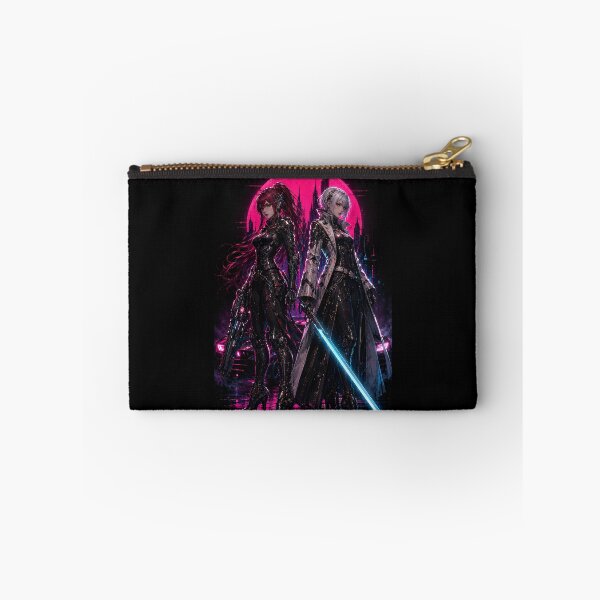 Item preview, Cyberpunk Warriors – Neon Dystopia / Red Moon Night designed and sold by thirtyonestars.