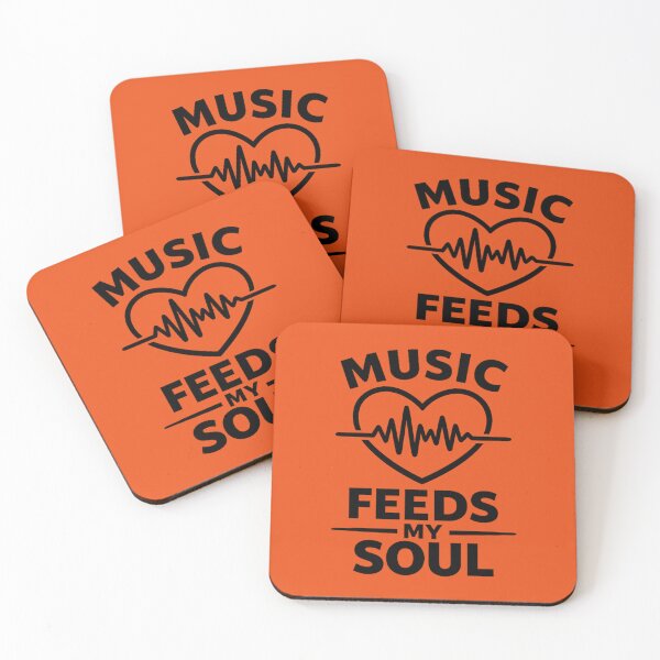 Item preview, Music Feeds My Soul Heartbeat Graphic T-Shirt | Music Lover Gift Design designed and sold by DesignHouse07.