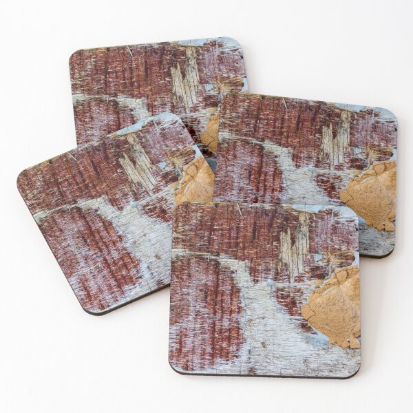 Item preview, Peeling Paint And Weathered Wood Texture With Flaking Red Paint And Rustic Surface Detail designed and sold by Nmallia.