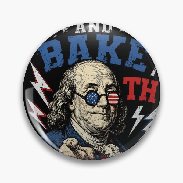 Item preview, Funny Shake and Bake 4th of July Couple designed and sold by ChiqueAvenue.