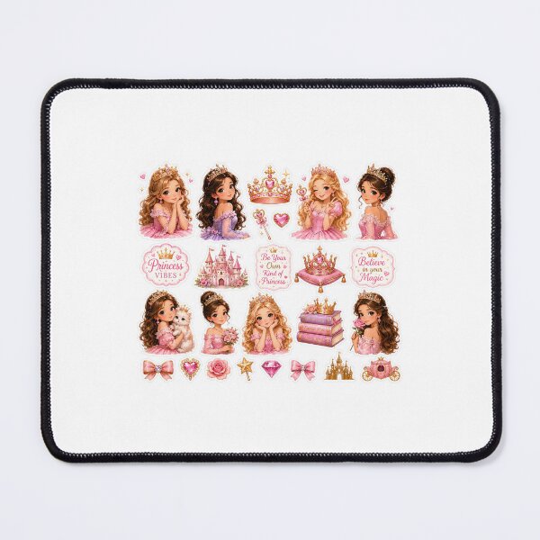 Item preview, Cute Princess Crown Sticker Pack | Kawaii Royal Princess Collection designed and sold by Nirhal-design.