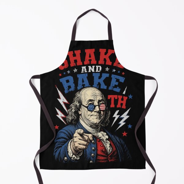 Item preview, Funny Shake and Bake 4th of July Couple designed and sold by ChiqueAvenue.