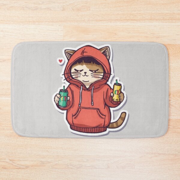 Item preview, No Sleep Just Gaming Cat Sticker designed and sold by Stylestickers55.