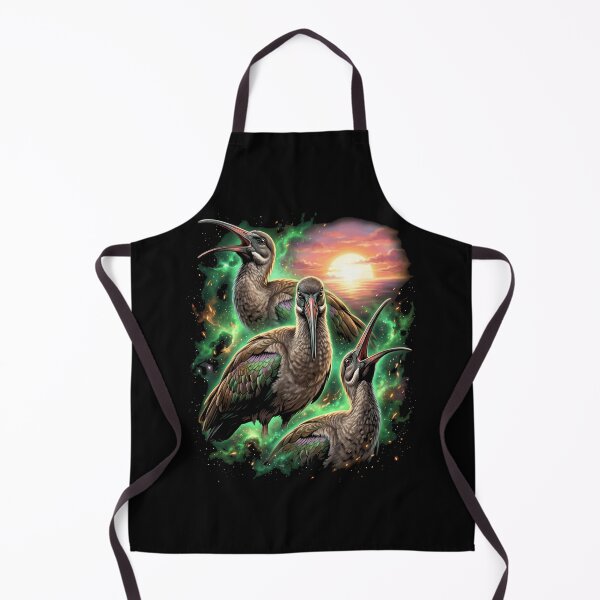 Item preview, Cosmic Hadeda Ibis Birds Green Glow Sunrise Funny designed and sold by d247.