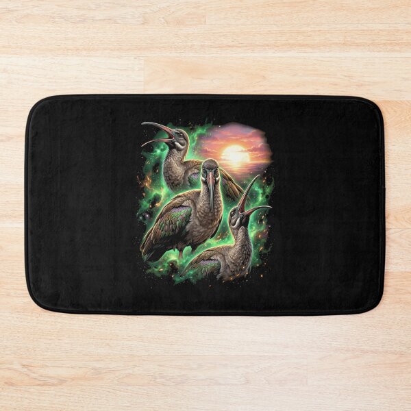 Item preview, Cosmic Hadeda Ibis Birds Green Glow Sunrise Funny designed and sold by d247.