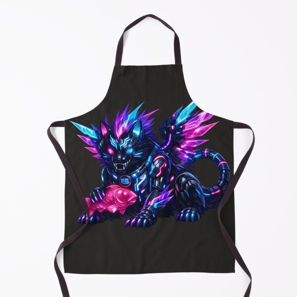 Item preview, Cyberpunk Neon Wolf Kitty designed and sold by Neo Tokio.