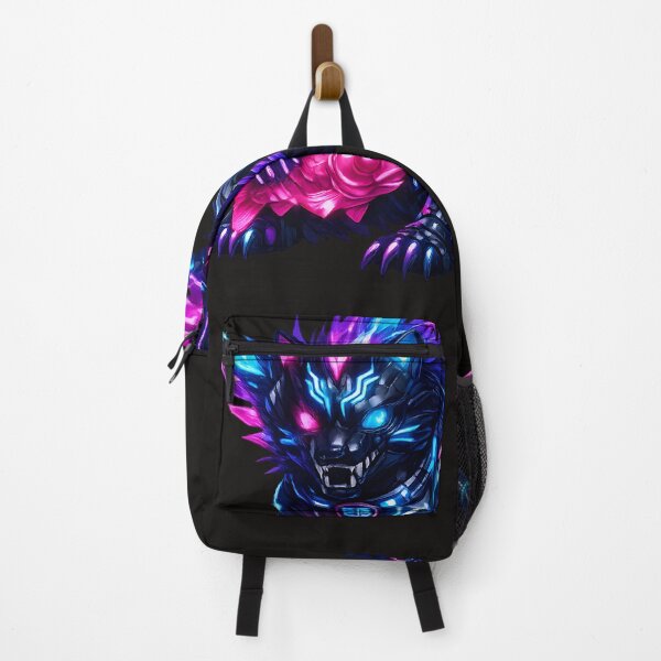 Item preview, Cyberpunk Neon Wolf Kitty designed and sold by Neo Tokio.